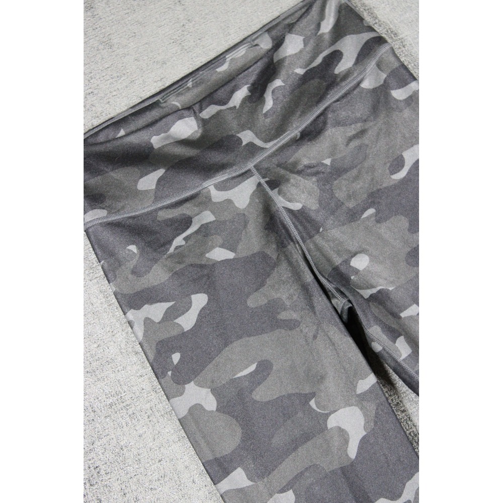 Nike Dri-FIT Womens Grey Camo Print Performance Leggings Tights Camouflage